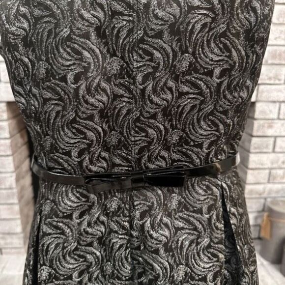 Vintage Y2K Evan Picone Belted Black Label Dress Size 12 Magic Witchy Whimsical - Picture 11 of 14